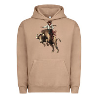 Pigment Burro Cowboy bull rodeo Urban Hoodie - HowdyJamesFarm