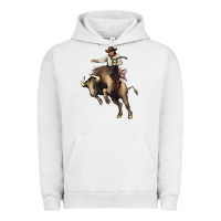Pigment Lunar Rock Cowboy bull rodeo Urban Hoodie - HowdyJamesFarm