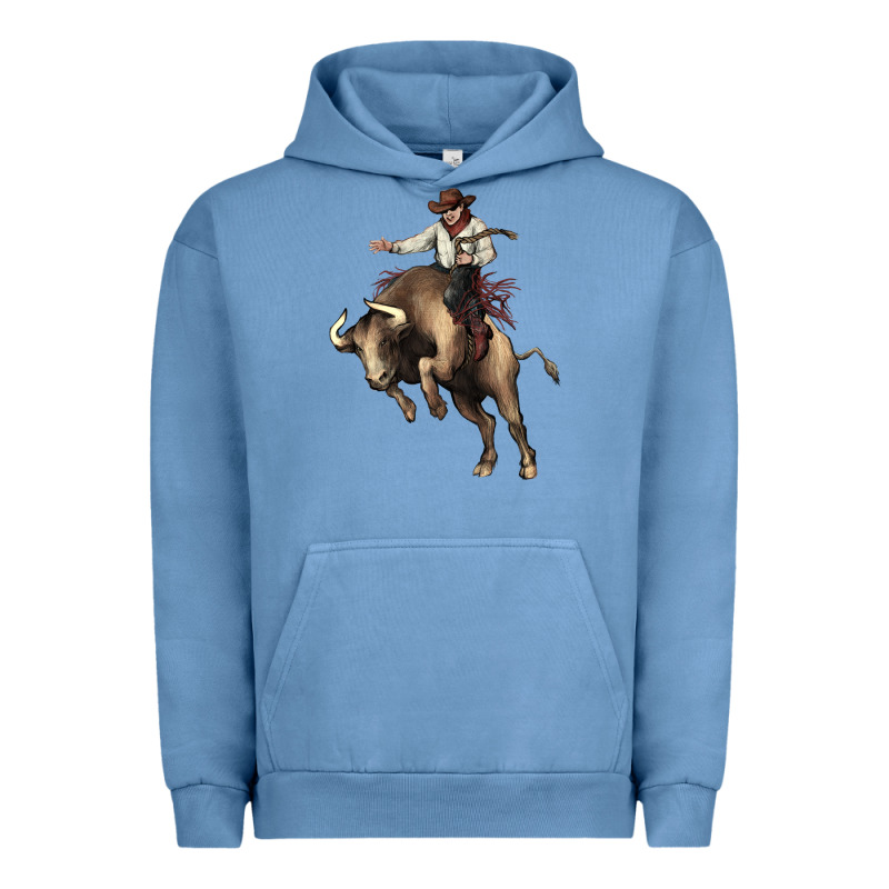 Cowboy Bull Rodeo Urban Hoodie by HowdyJamesFarm | Teevron