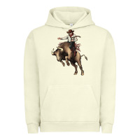 Pigment Pistachio Cowboy bull rodeo Urban Hoodie - HowdyJamesFarm