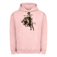 Pigment Salmon Cowboy bull rodeo Urban Hoodie - HowdyJamesFarm