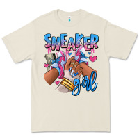 Bone Sneaker girl afro woman Premium Tee - RanaPortraitStore