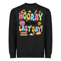 Black hooray for the last day black Heavyweight Sweatshirt - JahusDesignShop