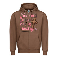 Chestnut on the third day  he rose Zipper Hoodie - MaliasSmallBusiness