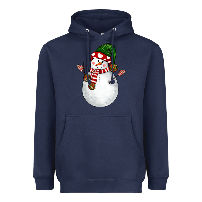 Snowman Heavyweight Hoodie by NancyCooperArtShop | Teevron