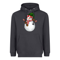 Smoke Snowman Heavyweight Hoodie - NancyCooperArtShop