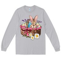 Moon Dust easter bunny and basket Long Sleeve Tee - AdoDesignShop