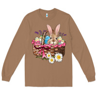 Toasted Coconut easter bunny and basket Long Sleeve Tee - AdoDesignShop