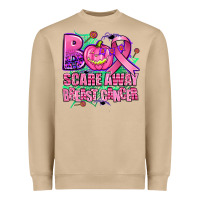 Mushroom halloween boo with cancer ribbon breast cancer sca Heavyweight Sweatshirt - AdoDesignShop