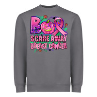 Storm halloween boo with cancer ribbon breast cancer sca Heavyweight Sweatshirt - AdoDesignShop