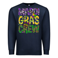 Navy Mardi Gras crew Premium Sweatshirt - BundleAndBundleShop
