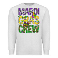 Oatmeal Heather Mardi Gras crew Premium Sweatshirt - BundleAndBundleShop