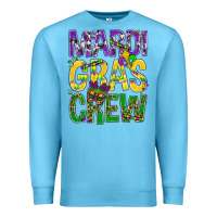Ocean Blue Mardi Gras crew Premium Sweatshirt - BundleAndBundleShop