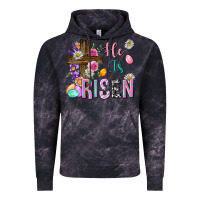 Cloud Black he is risen easter Vintage Hoodie - Neo Western