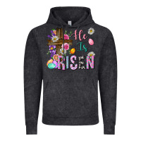 Vintage Black he is risen easter Vintage Hoodie - Neo Western