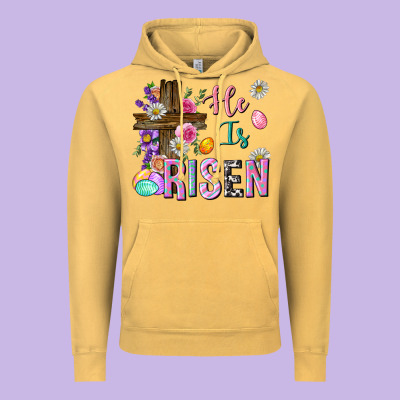 He Is Risen Easter Vintage Hoodie Designed By Neo Western