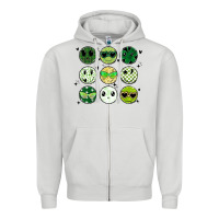 Dove Grey funny st patrick's day Zipper Hoodie - MaliasSmallBusiness