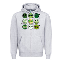 Heather Grey funny st patrick's day Zipper Hoodie - MaliasSmallBusiness
