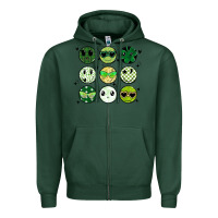 Sports Green funny st patrick's day Zipper Hoodie - MaliasSmallBusiness