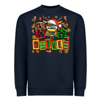 Navy bus driver chrıstmas Heavyweight Sweatshirt - AdoDesignShop