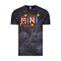 Cloud Black usa mini  leopard background Vintage Tee - AdoDesignShop
