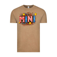 Vintage Coffee usa mini  leopard background Vintage Tee - AdoDesignShop