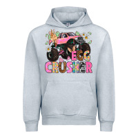Heather Grey Egg crusher Easter Day Urban Hoodie - HowdyJamesFarm