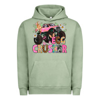 Pigment Oil Green Egg crusher Easter Day Urban Hoodie - HowdyJamesFarm