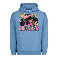 Pigment Pebble Blue Egg crusher Easter Day Urban Hoodie - HowdyJamesFarm