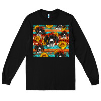 Black western german shorthaired pointer Long Sleeve Tee - Artiststas