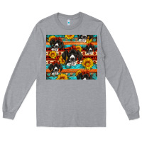Heather Grey western german shorthaired pointer Long Sleeve Tee - Artiststas