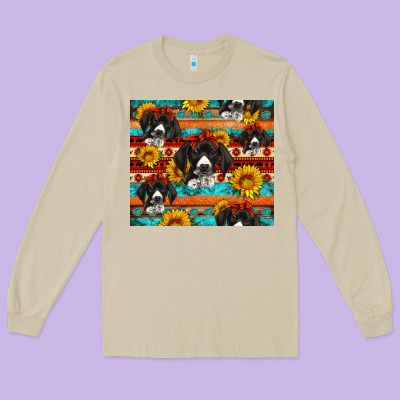 Western German Shorthaired Pointer Long Sleeve Tee Designed By Artiststas