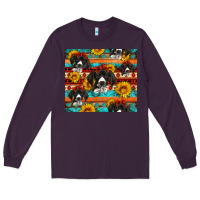 Plum western german shorthaired pointer Long Sleeve Tee - Artiststas