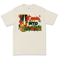 Steppin' Into Juneteenth Black Fashion Girl Premium Tee | Teevron
