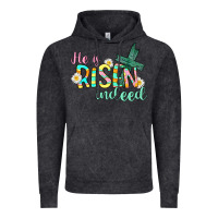 Vintage Black He is risen indeed Easter Vintage Hoodie - CowGirlArtShop