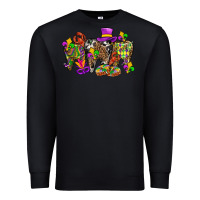 Black mardi gras dental Premium Sweatshirt - BundleAndBundleShop