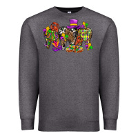Charcoal Heather mardi gras dental Premium Sweatshirt - BundleAndBundleShop