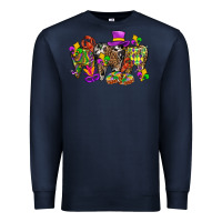 Navy mardi gras dental Premium Sweatshirt - BundleAndBundleShop