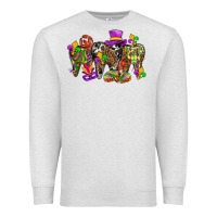 Oatmeal Heather mardi gras dental Premium Sweatshirt - BundleAndBundleShop