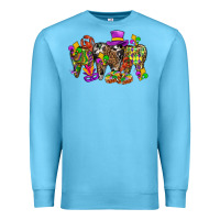 Ocean Blue mardi gras dental Premium Sweatshirt - BundleAndBundleShop