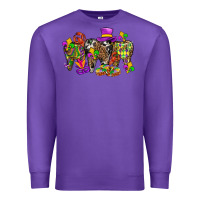 Purple mardi gras dental Premium Sweatshirt - BundleAndBundleShop