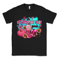 Black in october we wear pink american football Classic Tee - AdoDesignShop