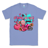 Colony Blue in october we wear pink american football Classic Tee - AdoDesignShop