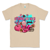 Mushroom in october we wear pink american football Classic Tee - AdoDesignShop