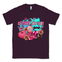Plum in october we wear pink american football Classic Tee - AdoDesignShop