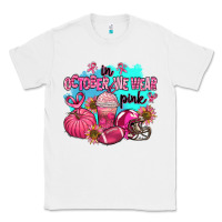 White in october we wear pink american football Classic Tee - AdoDesignShop