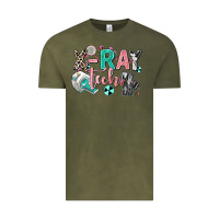 Vintage Olive x ray tech Vintage Tee - AdoDesignShop