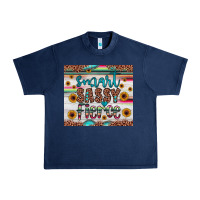 Navy smart  sassy fierce Urban Heavy Tee - JahusDesignShop