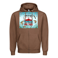 Chestnut show me your bobbers and i will show my rod Zipper Hoodie - MaliasSmallBusiness