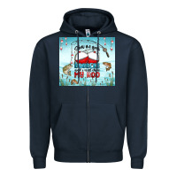 Navy show me your bobbers and i will show my rod Zipper Hoodie - MaliasSmallBusiness